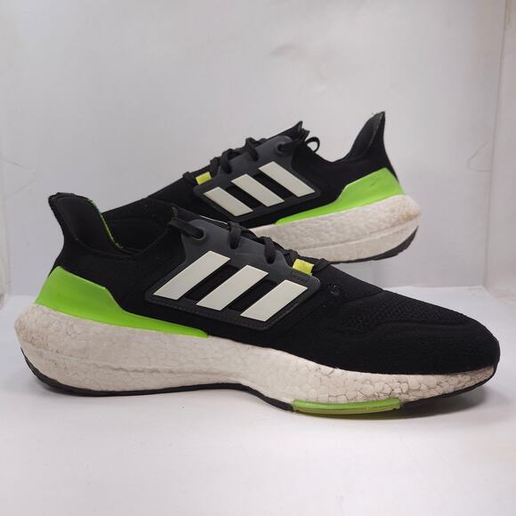 Adidas Ultraboost 22 Athletic Lace Up Running Shoe Mens Size 12 GX6640 Black
